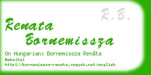 renata bornemissza business card