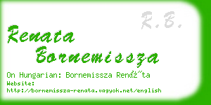 renata bornemissza business card